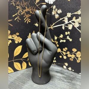 Danecraft 925 18”
Gold Twisted Chain Necklace